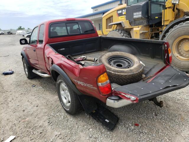 5TESM92N23Z236762 - 2003 TOYOTA TACOMA XTR RED photo 3