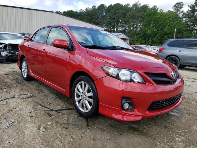 2T1BU4EE6BC664689 - 2011 TOYOTA CORROLLA RED photo 1