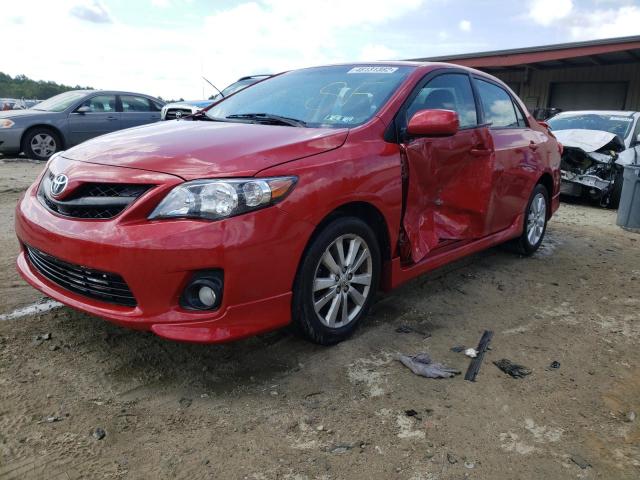 2T1BU4EE6BC664689 - 2011 TOYOTA CORROLLA RED photo 2