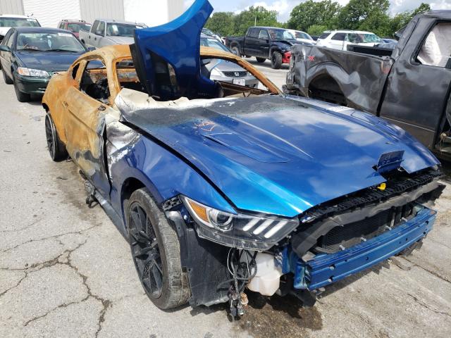 1FA6P8CF0H5224927 - 2017 FORD MUSTANG GT BLUE photo 1
