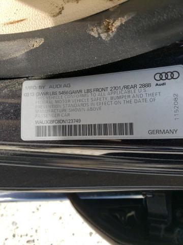 WAU3GBFC8DN123749 - 2013 AUDI A7 PRESTIGE  photo 10