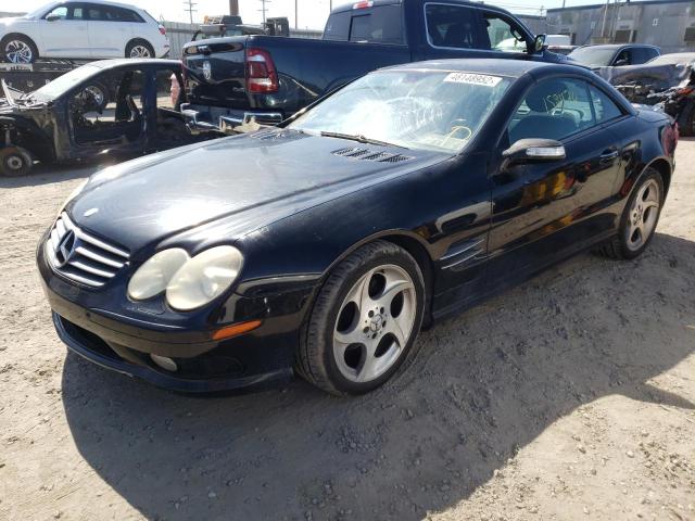 WDBSK75F95F097579 - 2005 MERCEDES-BENZ SL 500 BLACK photo 2