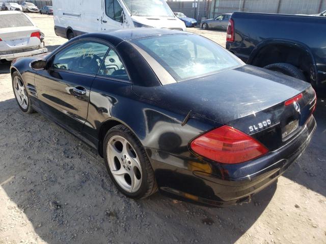 WDBSK75F95F097579 - 2005 MERCEDES-BENZ SL 500 BLACK photo 3