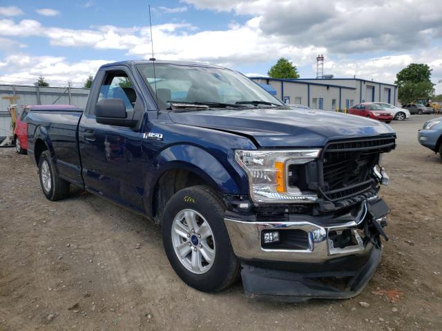 1FTMF1CB8KKC01073 - 2019 FORD F150 BLUE photo 1