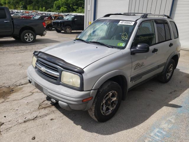 2CNBJ734516948248 - 2001 CHEVROLET TRACKER SILVER photo 2