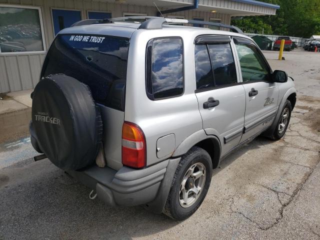 2CNBJ734516948248 - 2001 CHEVROLET TRACKER SILVER photo 4