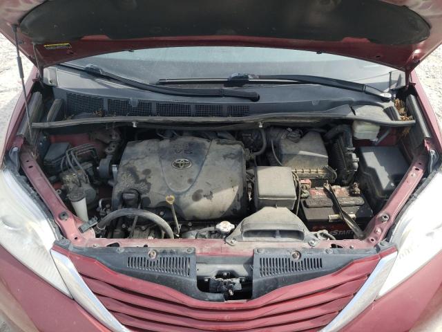 5TDKZ3DC4HS767492 - 2017 TOYOTA SIENNA LE BURGUNDY photo 7