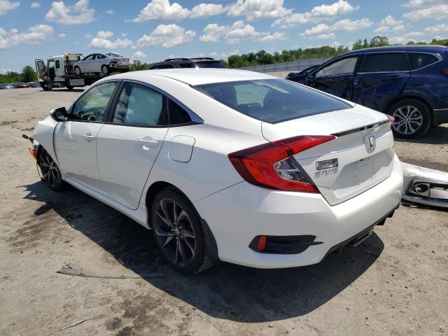 19XFC2F81KE010735 - 2019 HONDA CIVIC SPOR WHITE photo 3
