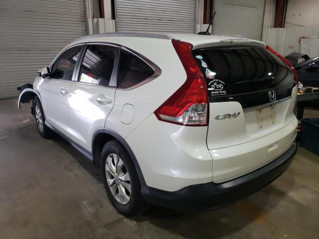 5J6RM3H7XDL049591 - 2013 HONDA CR-V EXL WHITE photo 3