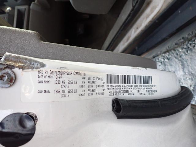 1J8HG48P97C630852 - 2007 JEEP COMMANDER 白色 照片 10