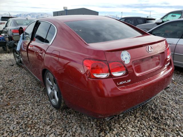 JTHBN96S065002624 - 2006 LEXUS GS 430 RED photo 3