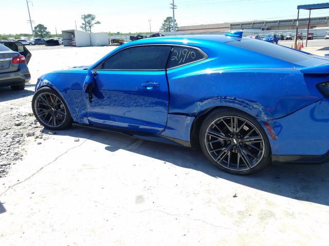 1G1FK1R65H0211488 - 2017 CHEVROLET CAMARO ZL1 蓝色 照片 9