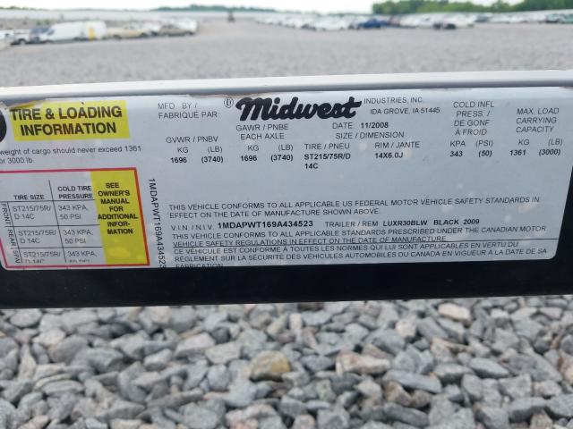 1MDAPWT169A434523 - 2009 SHOR TRAILER შავი ფოტო 10