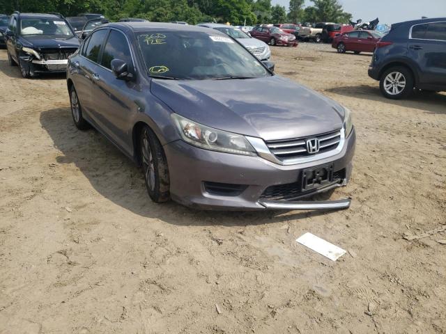 1HGCR2F31EA273631 - 2014 HONDA ACCORD LX GRAY photo 1