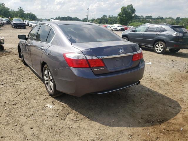 1HGCR2F31EA273631 - 2014 HONDA ACCORD LX GRAY photo 3