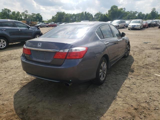 1HGCR2F31EA273631 - 2014 HONDA ACCORD LX GRAY photo 4