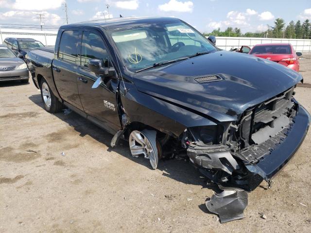 1C6RR7MT8FS619279 - 2015 RAM 1500 SPORT BLACK photo 1