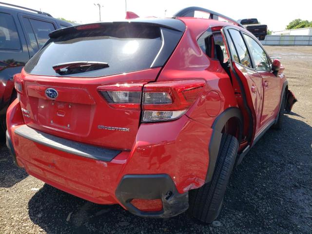 JF2GTAEC6M8344357 - 2021 SUBARU CROSSTREK RED photo 4