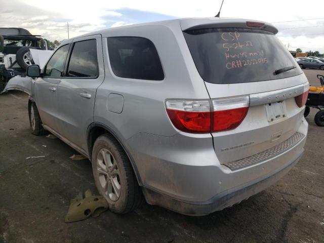 1D4RD2GGXBC615895 - 2011 DODGE DURANGO EX SILVER photo 3