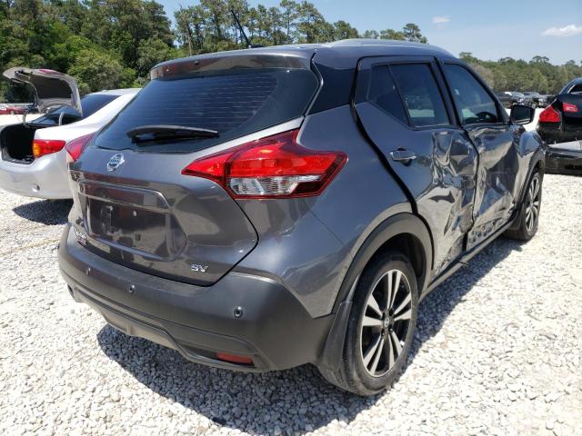 3N1CP5CV1LL525348 - 2020 NISSAN KICKS SV GRAY photo 4