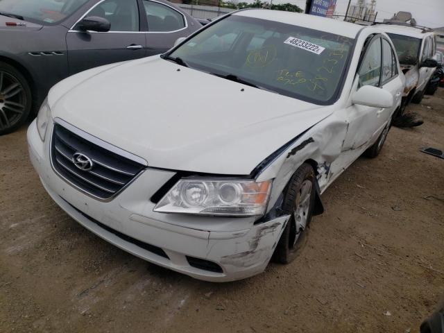 5NPET46C99H428056 - 2009 HYUNDAI SONATA GLS WHITE photo 2