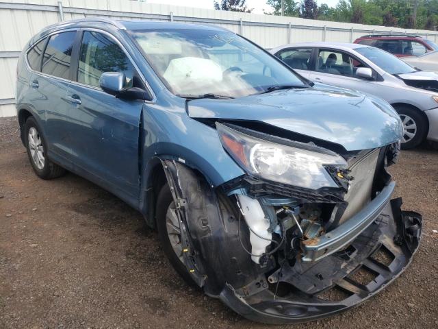 5J6RM4H75DL015211 - 2013 HONDA CR-V EXL TEAL photo 1