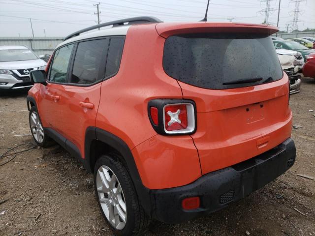 ZACNJDBB0MPM81986 - 2021 JEEP RENEGADE LATITUDE  photo 3