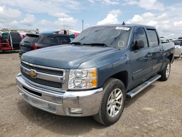 3GCPCSE00CG206168 - 2012 CHEVROLET SILVERADO BLUE photo 2