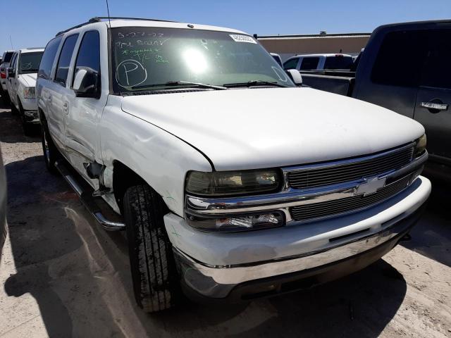 1GNFK16T71J208553 - 2001 CHEVROLET SUBURBAN K WHITE photo 1