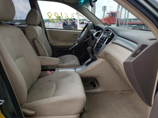 JTEHW21A270043278 - 2007 TOYOTA HIGHLANDER GREEN photo 5