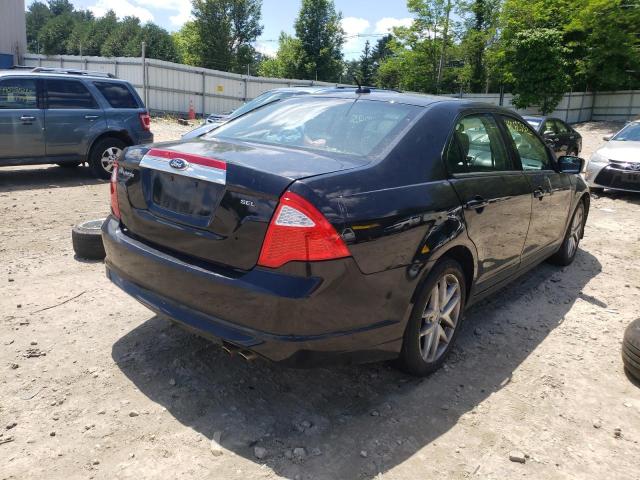 3FAHP0JA6BR331924 - 2011 FORD FUSION SEL BLACK photo 4