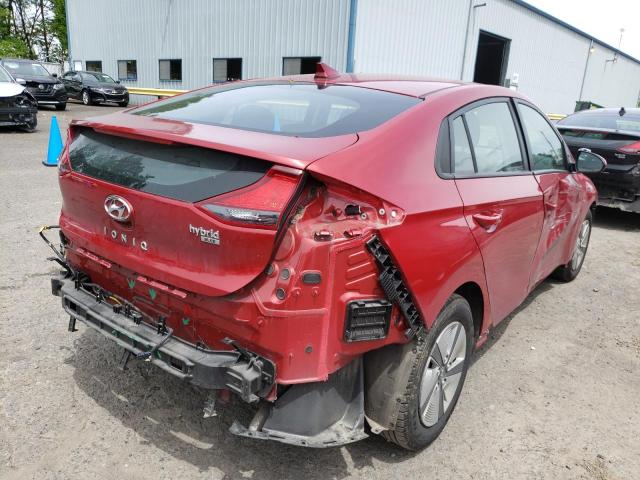 KMHC65LC9KU163364 - 2019 HYUNDAI IONIQ BLUE RED photo 4