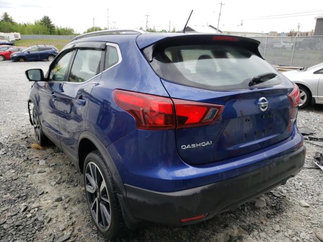 JN1BJ1CR1JW291809 - 2018 NISSAN QASHQAI BLUE photo 3