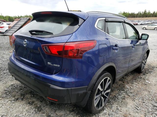 JN1BJ1CR1JW291809 - 2018 NISSAN QASHQAI BLUE photo 4