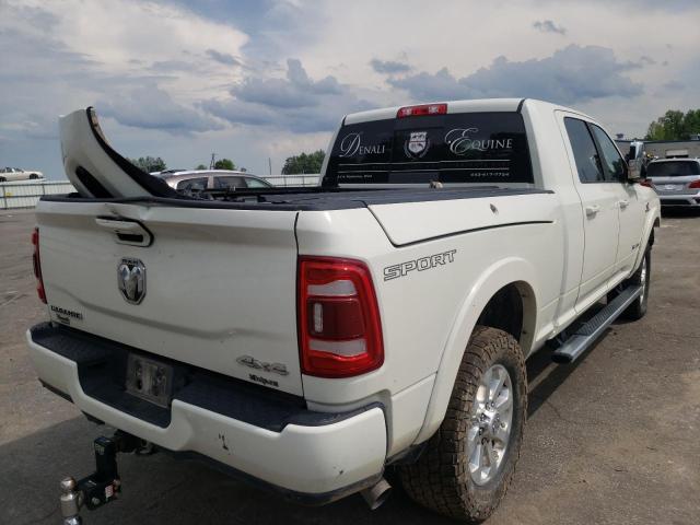 3C6UR5NLXKG593007 - 2019 RAM 2500 LARAM WHITE photo 4