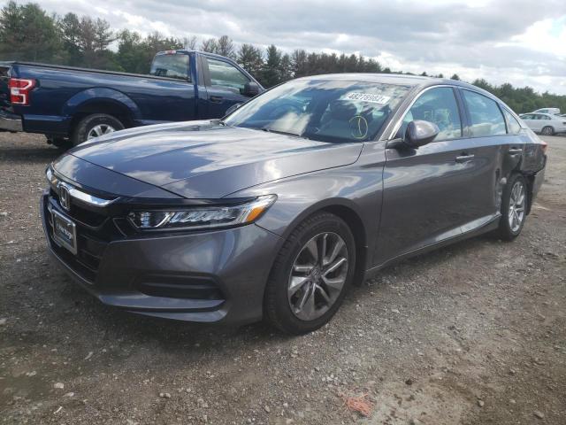 1HGCV1F18JA015444 - 2018 HONDA ACCORD LX GRAY photo 2