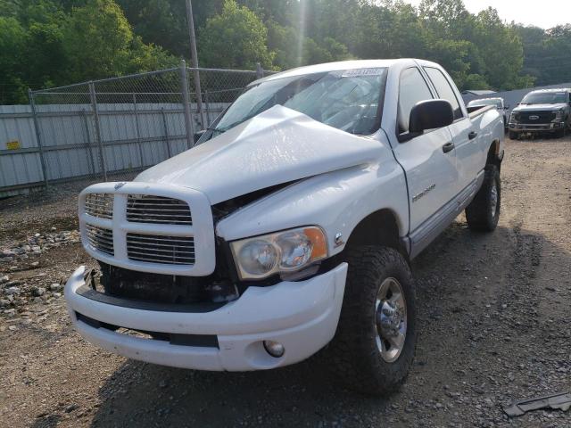 3D7KS28C95G770350 - 2005 DODGE RAM 2500 S WHITE photo 2