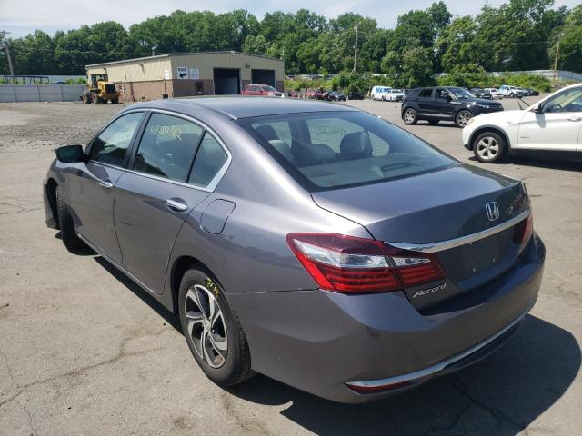 1HGCR2F36HA233467 - 2017 HONDA ACCORD LX GRAY photo 3