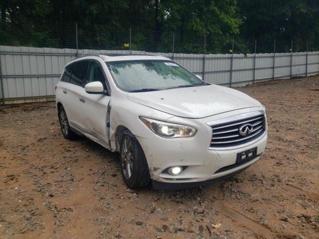 5N1AL0MN2DC351316 - 2013 INFINITI JX35 WHITE photo 1