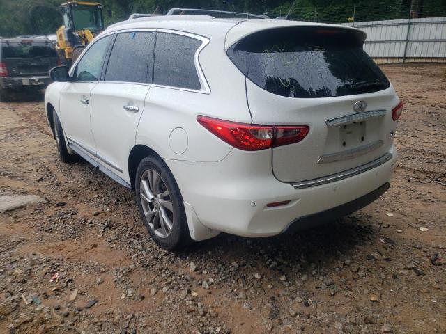 5N1AL0MN2DC351316 - 2013 INFINITI JX35 WHITE photo 3