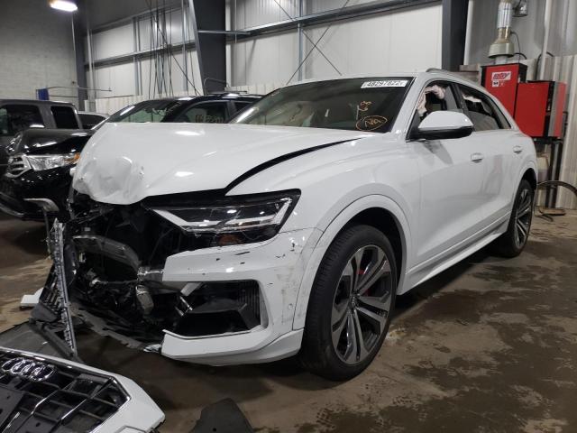 WA1BVAF18KD038078 - 2019 AUDI Q8 PREMIUM WHITE photo 2