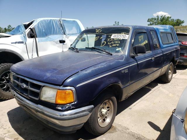1FTCR14A0PPA95334 - 1993 FORD RANGER SUP BLUE photo 2