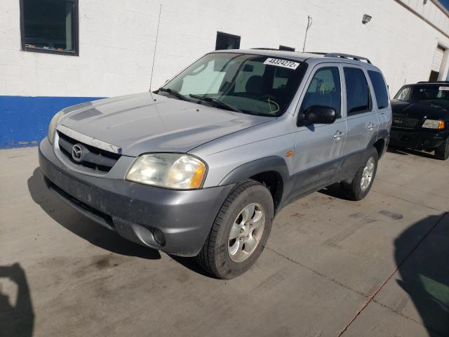 4F2YU08102KM16013 - 2002 MAZDA TRIBUTE SILVER photo 2