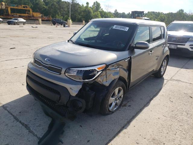 KNDJN2A21K7695326 - 2019 KIA SOUL GRAY photo 2