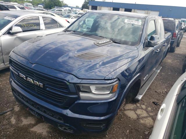 1C6SRFJT5KN635920 - 2019 RAM 1500 LARAM BLUE photo 2