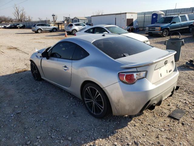 JF1ZNAA19E8707070 - 2014 TOYOTA SCION FR-S SILVER photo 3