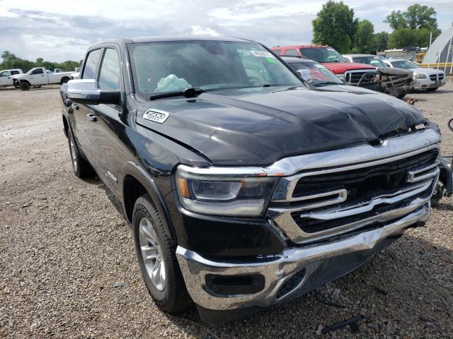 1C6SRFJT9KN610664 - 2019 RAM 1500 LARAM BLACK photo 1