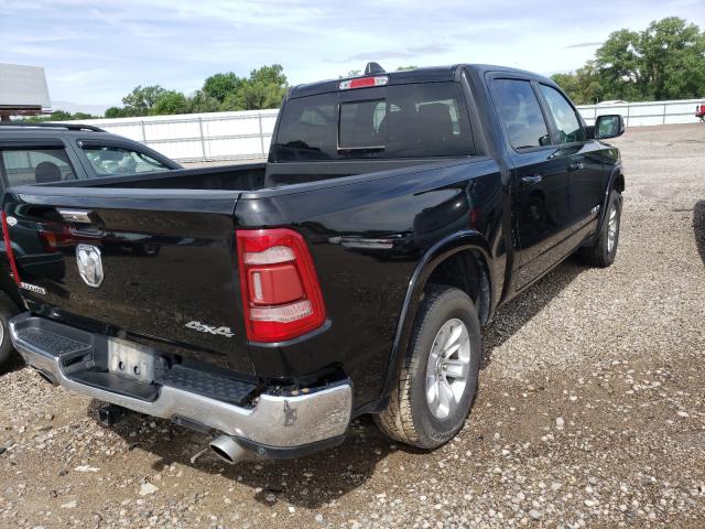 1C6SRFJT9KN610664 - 2019 RAM 1500 LARAM BLACK photo 4