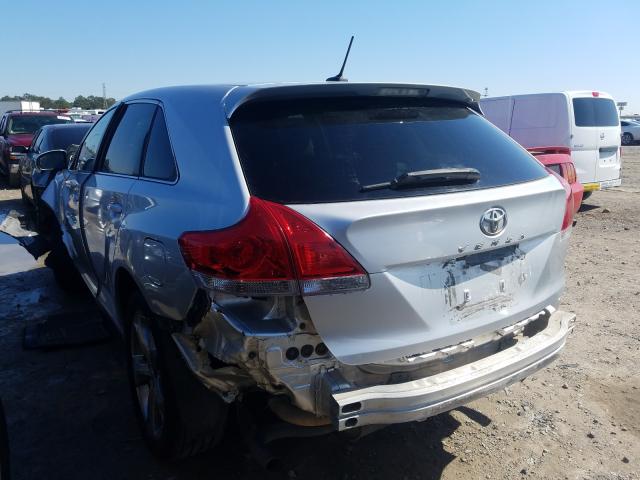 4T3ZK3BB3AU030740 - 2010 TOYOTA VENZA SILVER photo 3