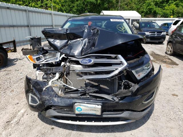 2FMTK3J95FBB42367 - 2015 FORD EDGE SEL BLACK photo 7